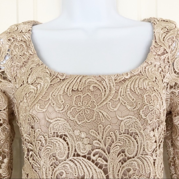 White House Black Market Lace Cocktail Dress Sz 0 - Picture 2 of 10